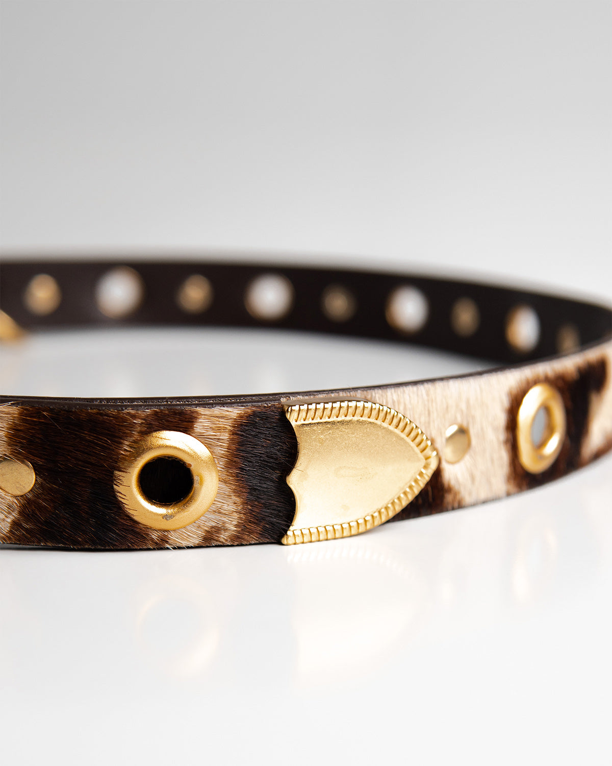 Cinto Naomi Couro Animal Print WOOW