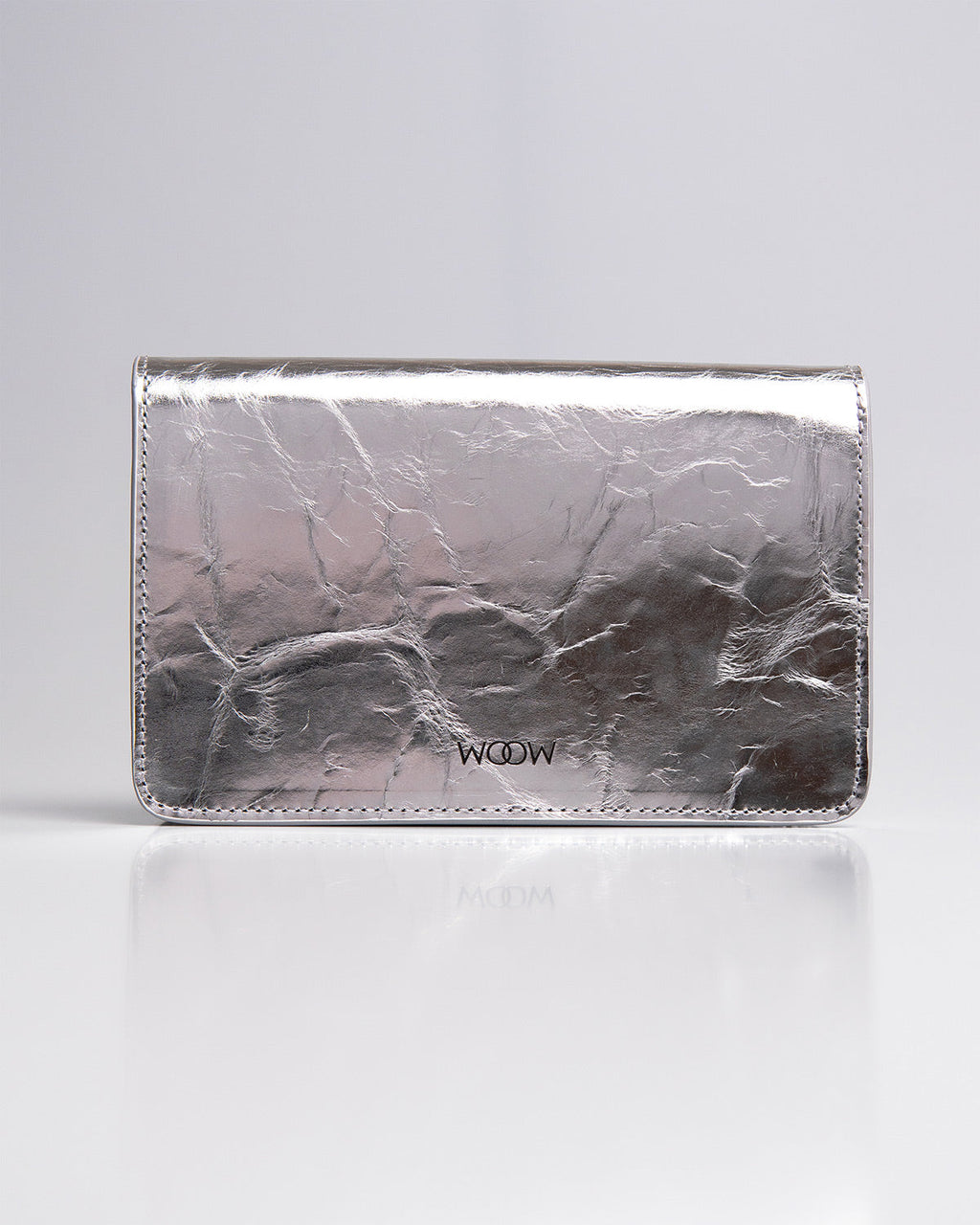 Bolsa Pequena Aura Couro Silver WOOW