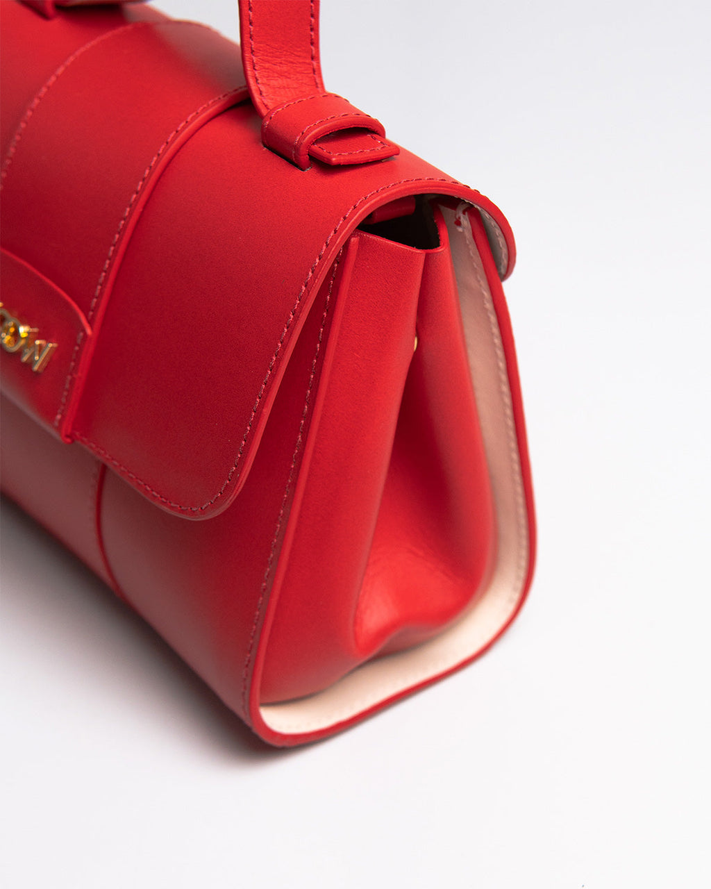 Bolsa Pequena Aurora Couro Vermelho WOOW