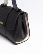 Bolsa Pequena Aurora Couro Preto WOOW