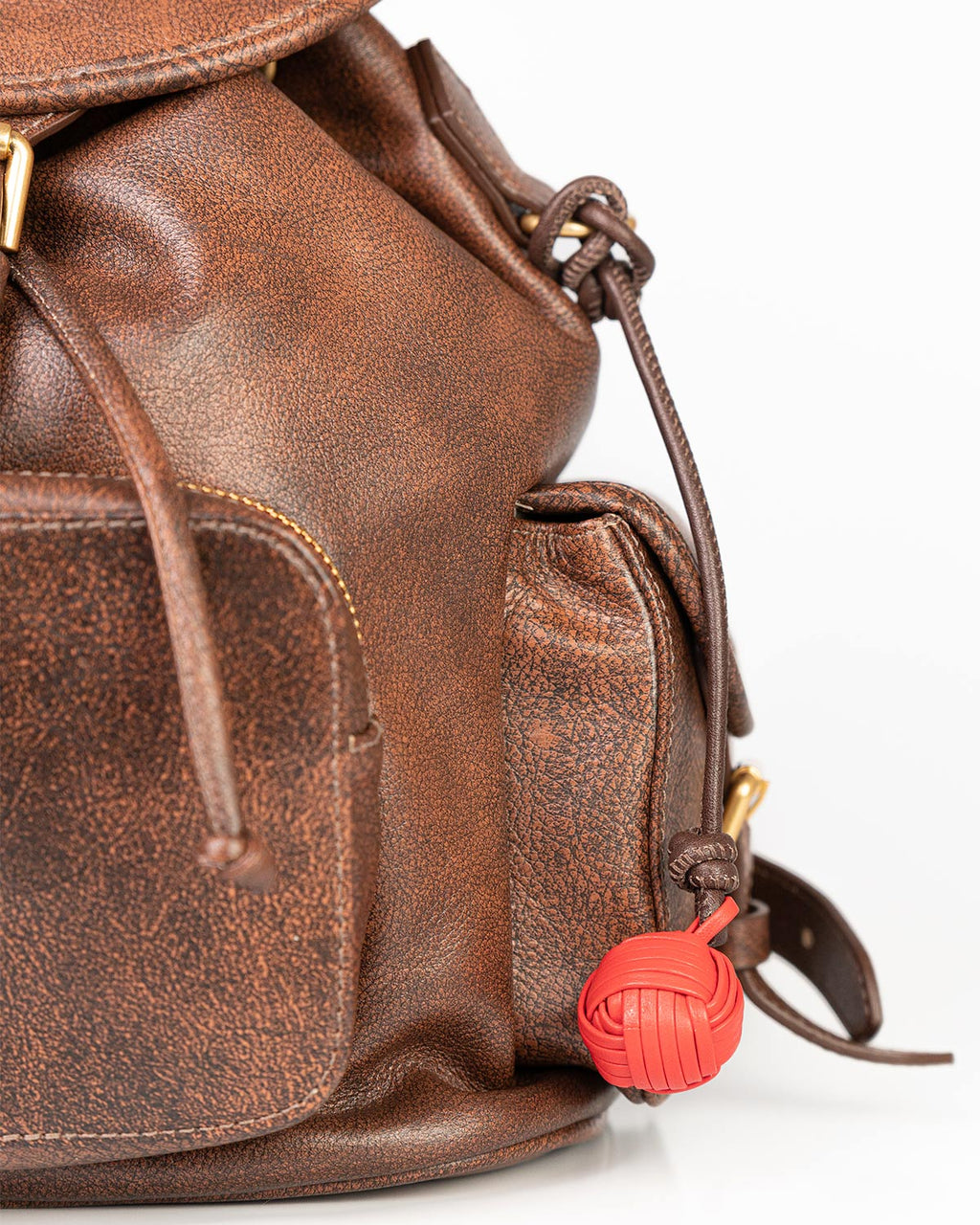 Bolsa Mochila Artemis em Couro Camel WOOW