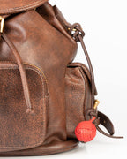 Bolsa Mochila Artemis em Couro Camel WOOW