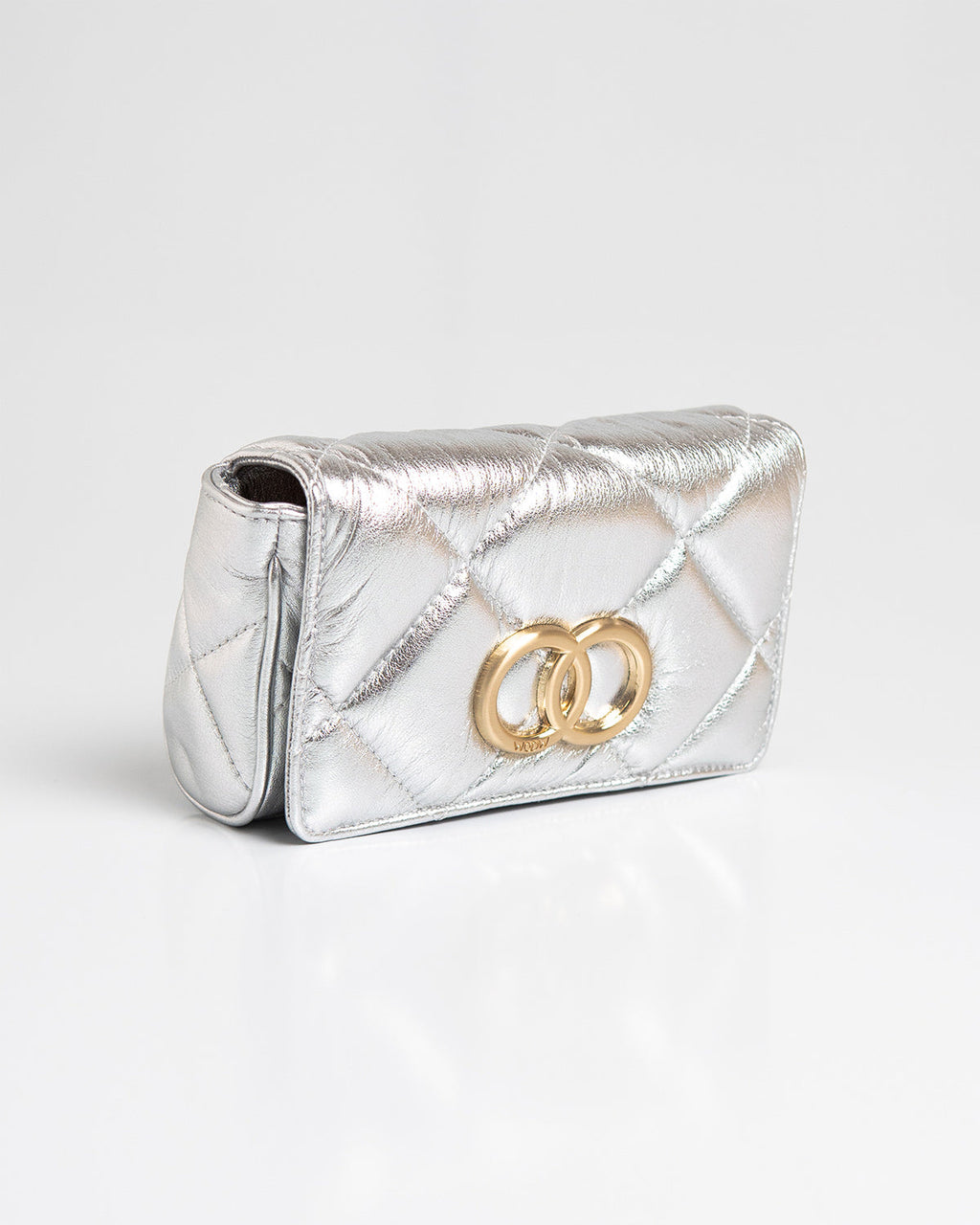 Bolsa Pequena Bella Serena Couro Silver WOOW