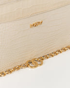 Bolsa Média Margô Couro Off White WOOW