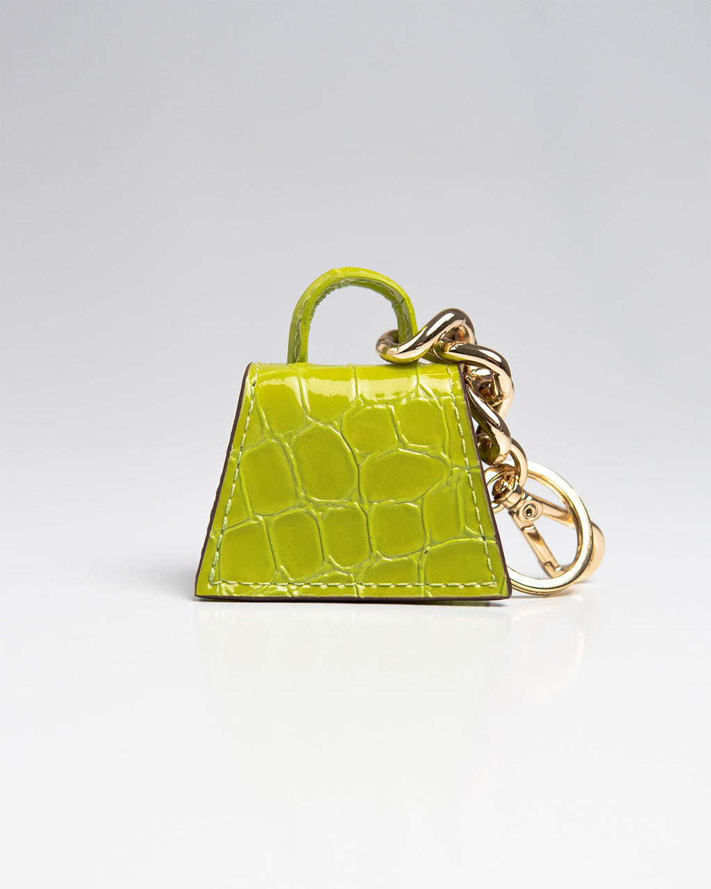 Chaveiro Mini Paty Verde Folha WOOW