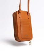 Porta Celular Stella Couro Caramelo WOOW