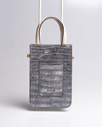 Porta Celular Luna Couro Silver WOOW