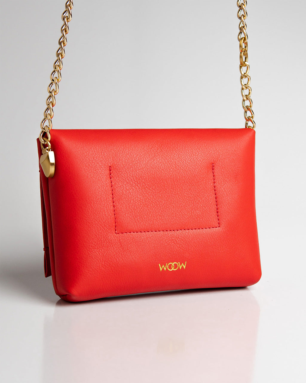 Bolsa Pequena Aya Couro Vermelho WOOW