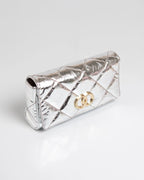 Bolsa Média Serena Couro Metalizado Silver WOOW