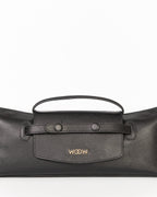 Bolsa Baguette Inez em Couro Preto WOOW