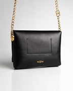 Bolsa Pequena Aya Couro Preto WOOW