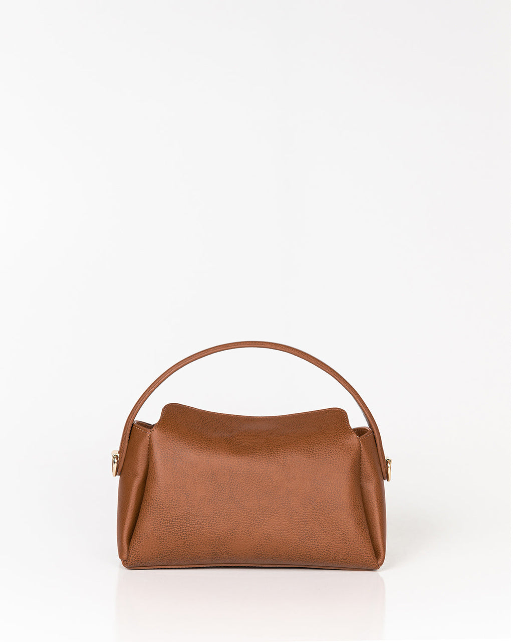 Bolsa Média Clarice em Couro Tan WOOW