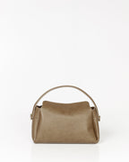 Bolsa Média Clarice em Couro Oliva WOOW