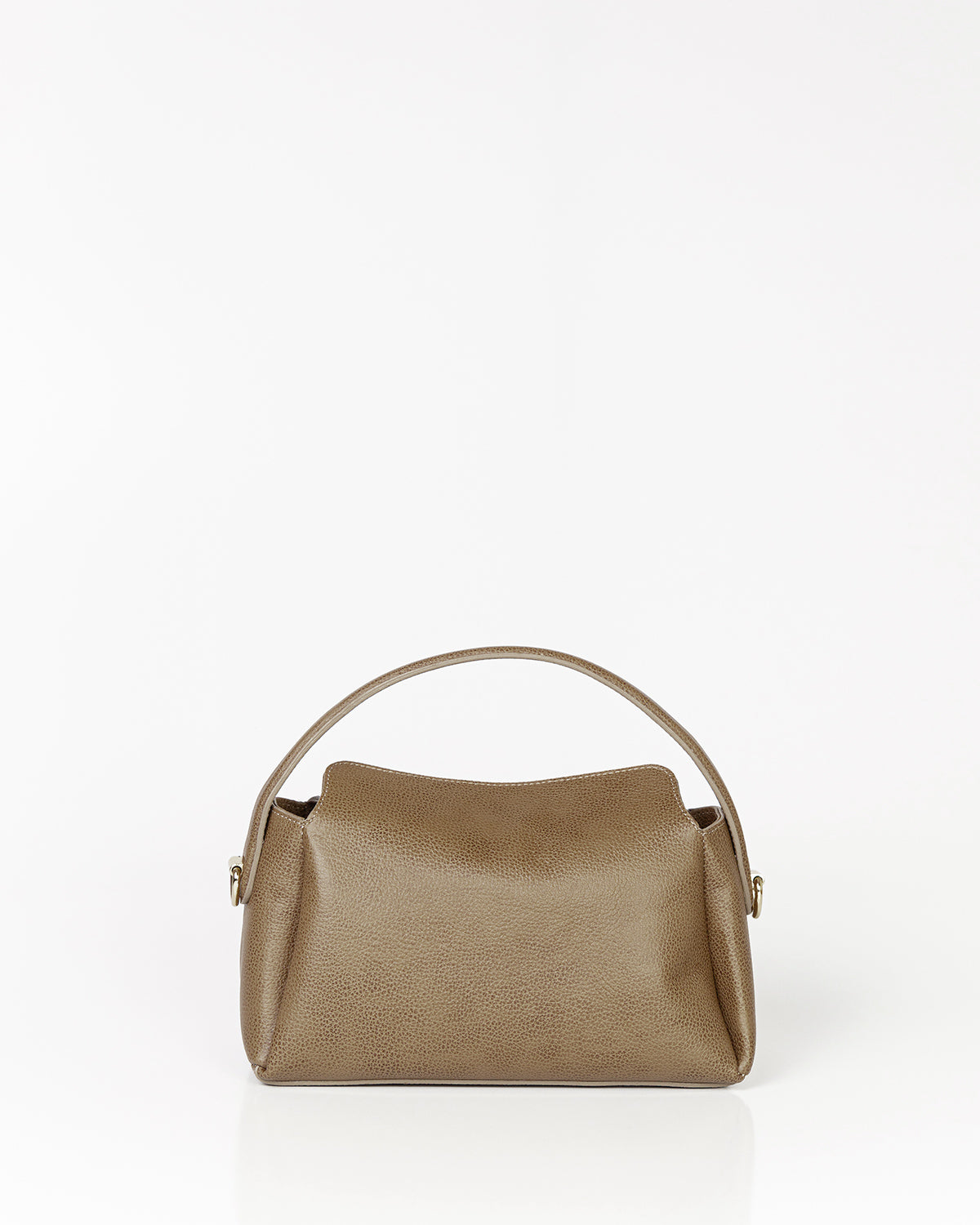 Bolsa Média Clarice em Couro Oliva WOOW