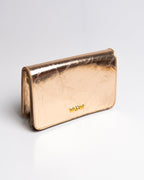 Bolsa Pequena Aura Couro Gold WOOW