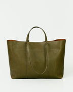 Bolsa Tote Grande Milano Couro Verde Forest WOOW
