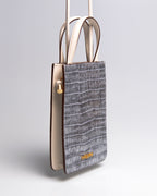 Porta Celular Luna Couro Silver WOOW
