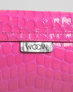 Bolsa Média Giovana Couro Rosa Pink WOOW