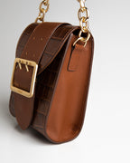 Bolsa Pequena Laila Couro Ambar WOOW