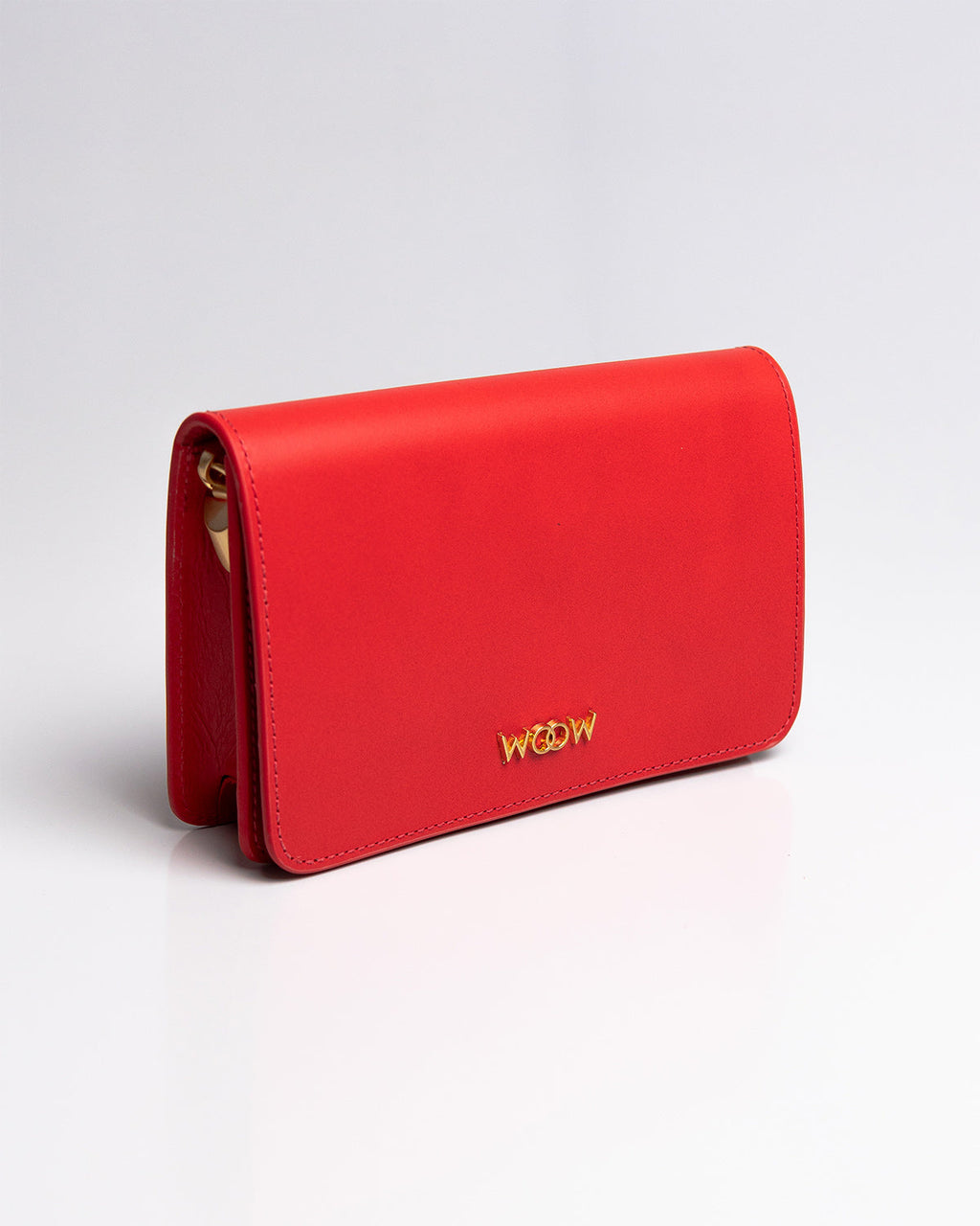 Bolsa Pequena Aura Couro Vermelho WOOW
