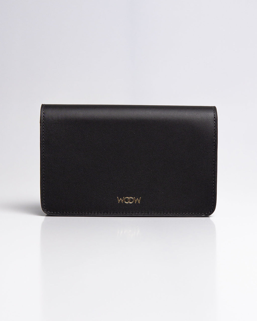 Bolsa Pequena Aura Couro Preto WOOW