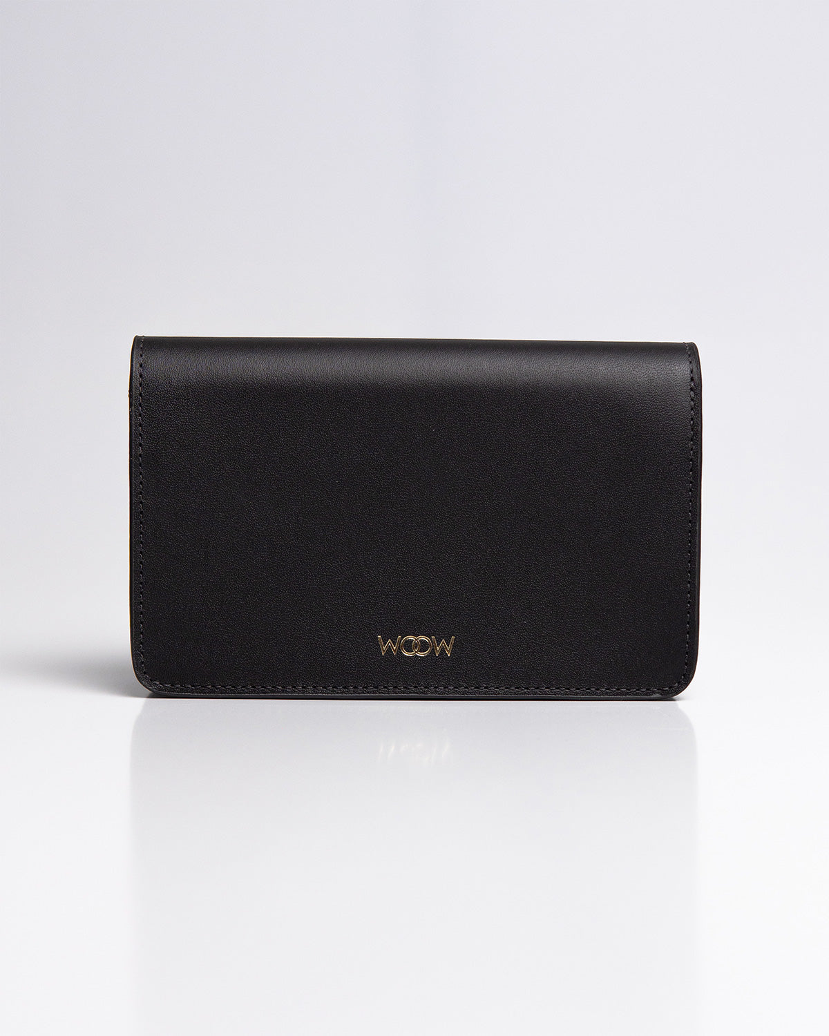 Bolsa Pequena Aura Couro Preto WOOW