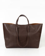 Bolsa Grande Milano Couro Chocolate WOOW