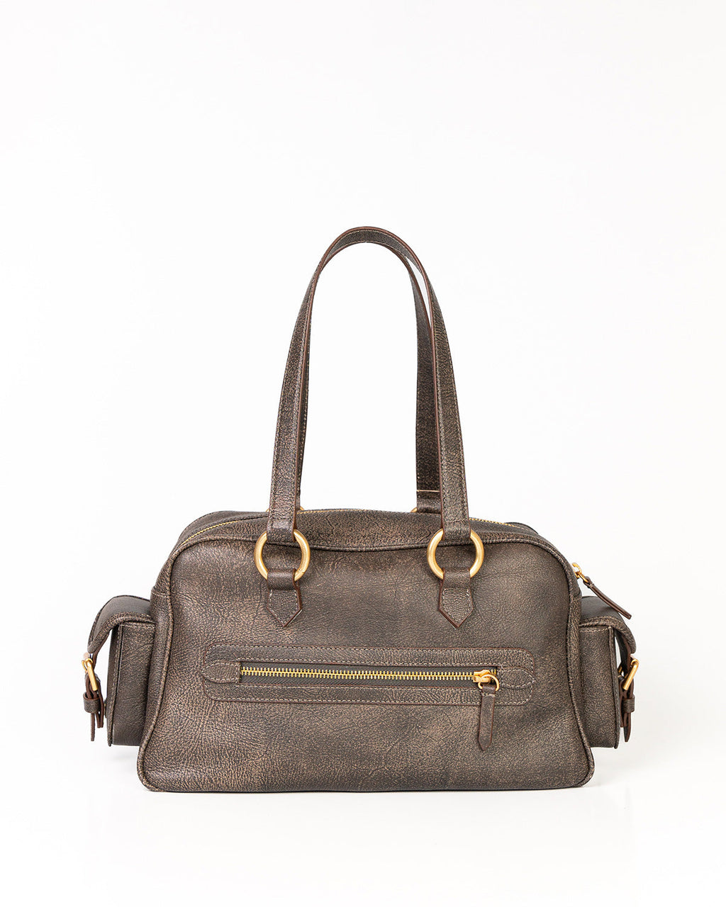 Bolsa Atena em Couro Grey WOOW