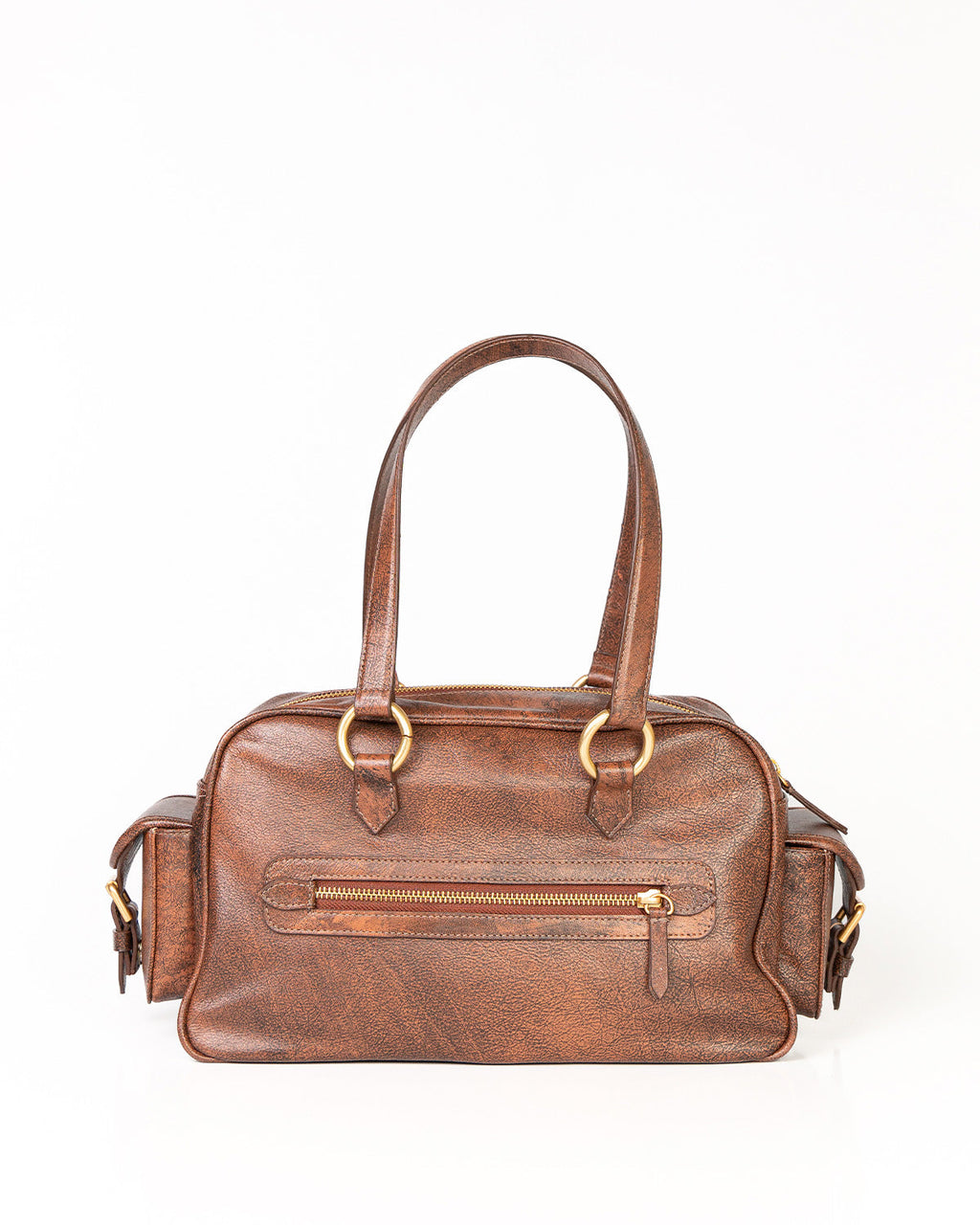 Bolsa Atena em Couro Camel WOOW
