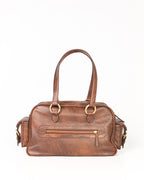 Bolsa Atena em Couro Camel WOOW