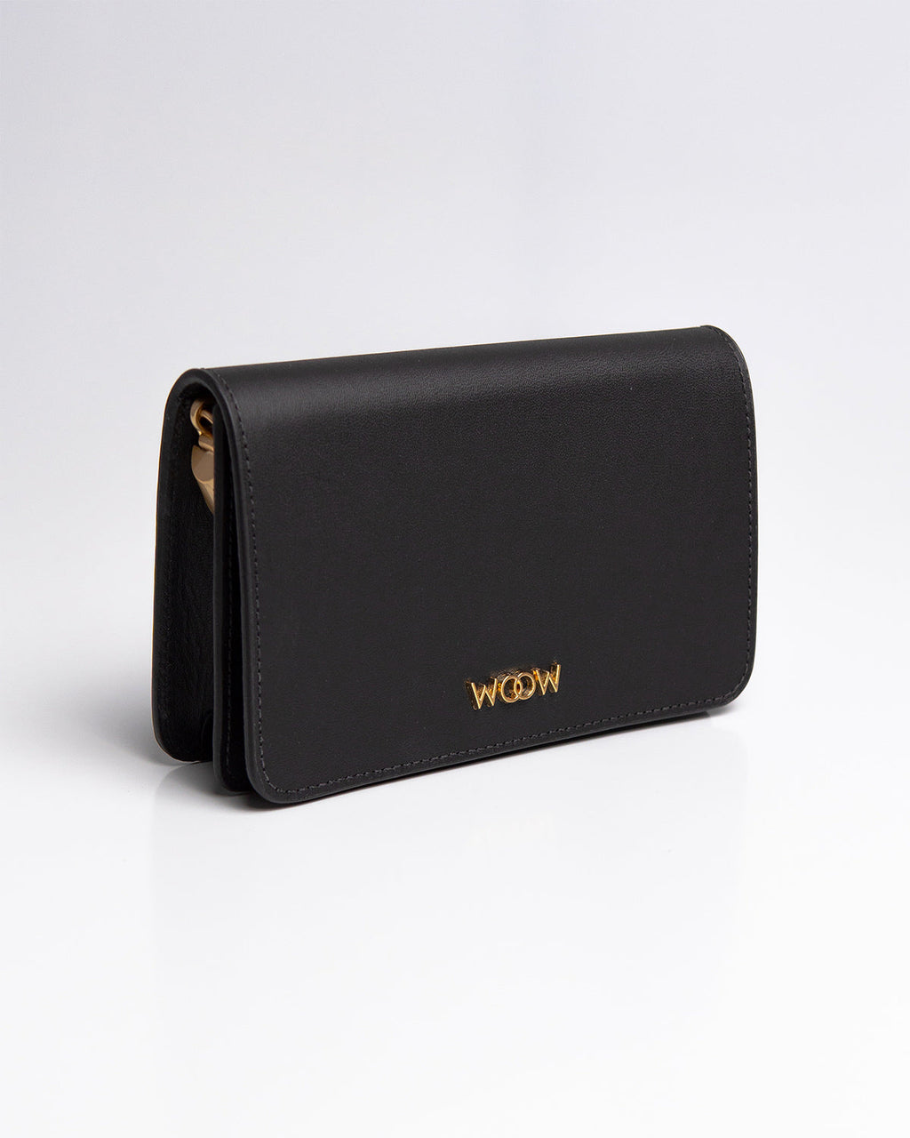 Bolsa Pequena Aura Couro Preto WOOW