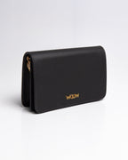 Bolsa Pequena Aura Couro Preto WOOW