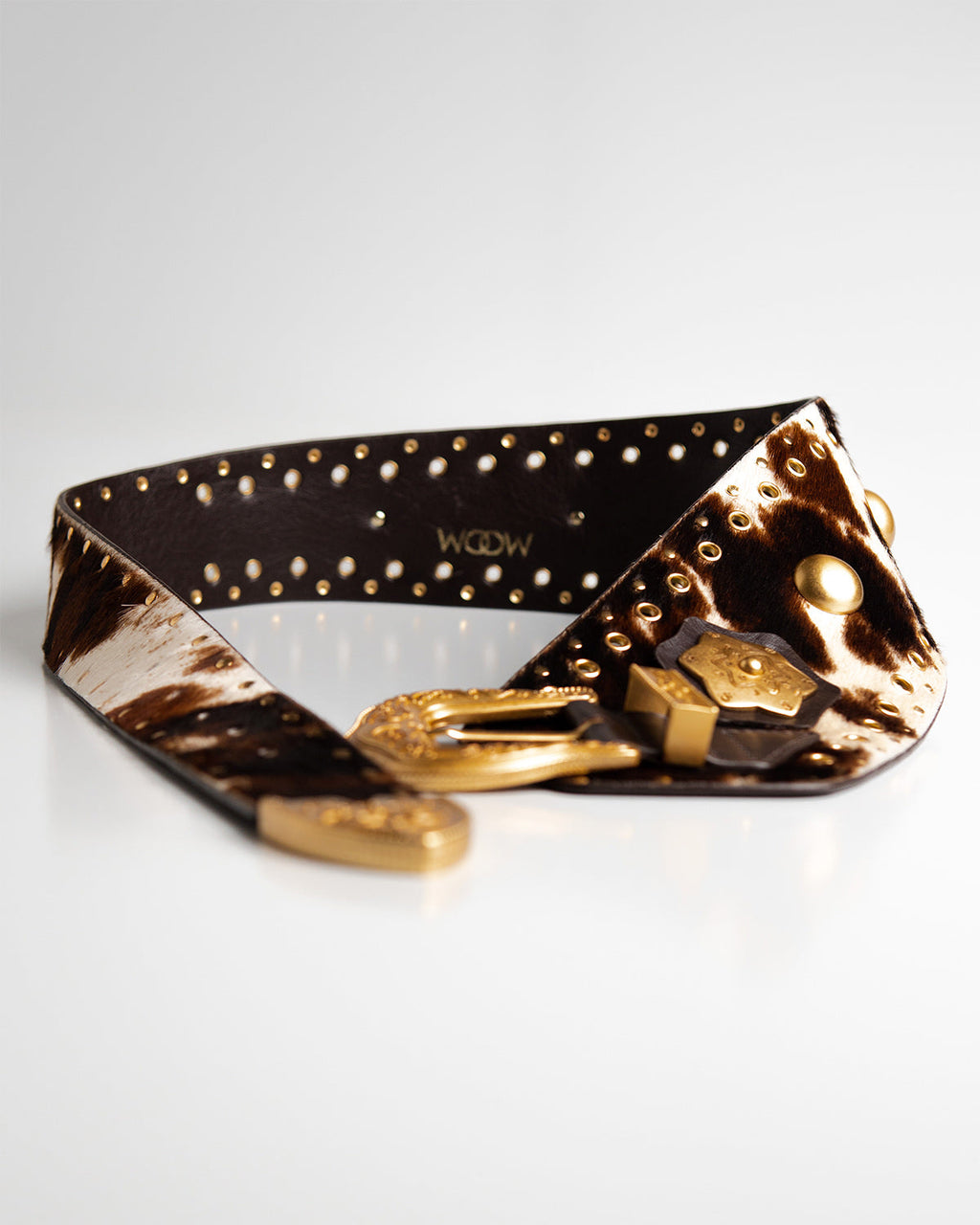 Cinto Taylor Couro Animal Print WOOW