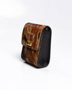Bolsa Pequena Emily Couro Animal Print WOOW