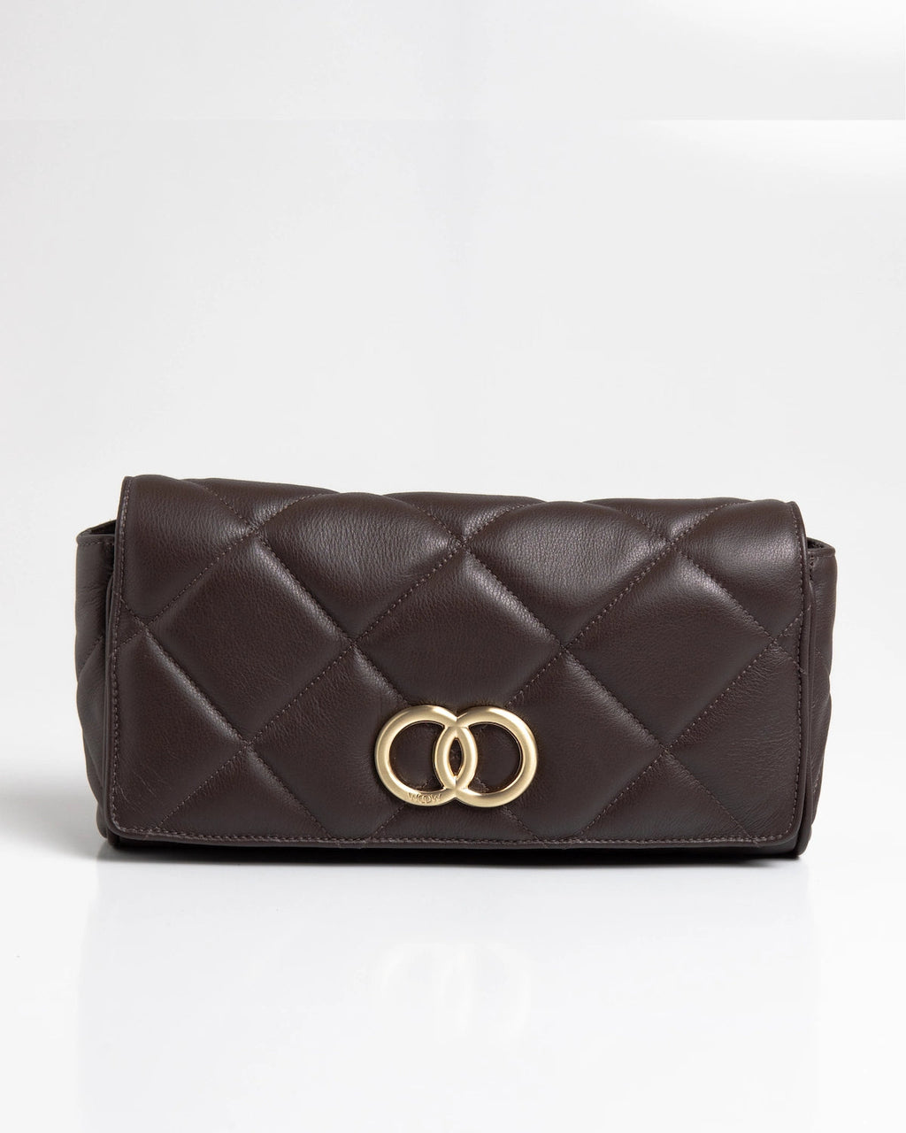 Bolsa Média Serena Couro Café WOOW