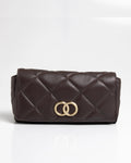 Bolsa Média Serena Couro Café WOOW