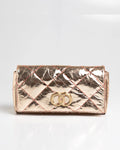 Bolsa Média Serena Couro Metalizado Gold WOOW