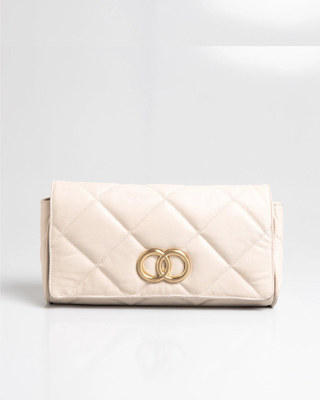 Bolsa Média Serena Couro Off White WOOW