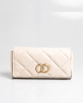 Bolsa Média Serena Couro Off White WOOW