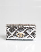 Bolsa Média Serena Couro Metalizado Silver WOOW
