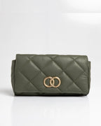 Bolsa Média Serena Couro Verde WOOW