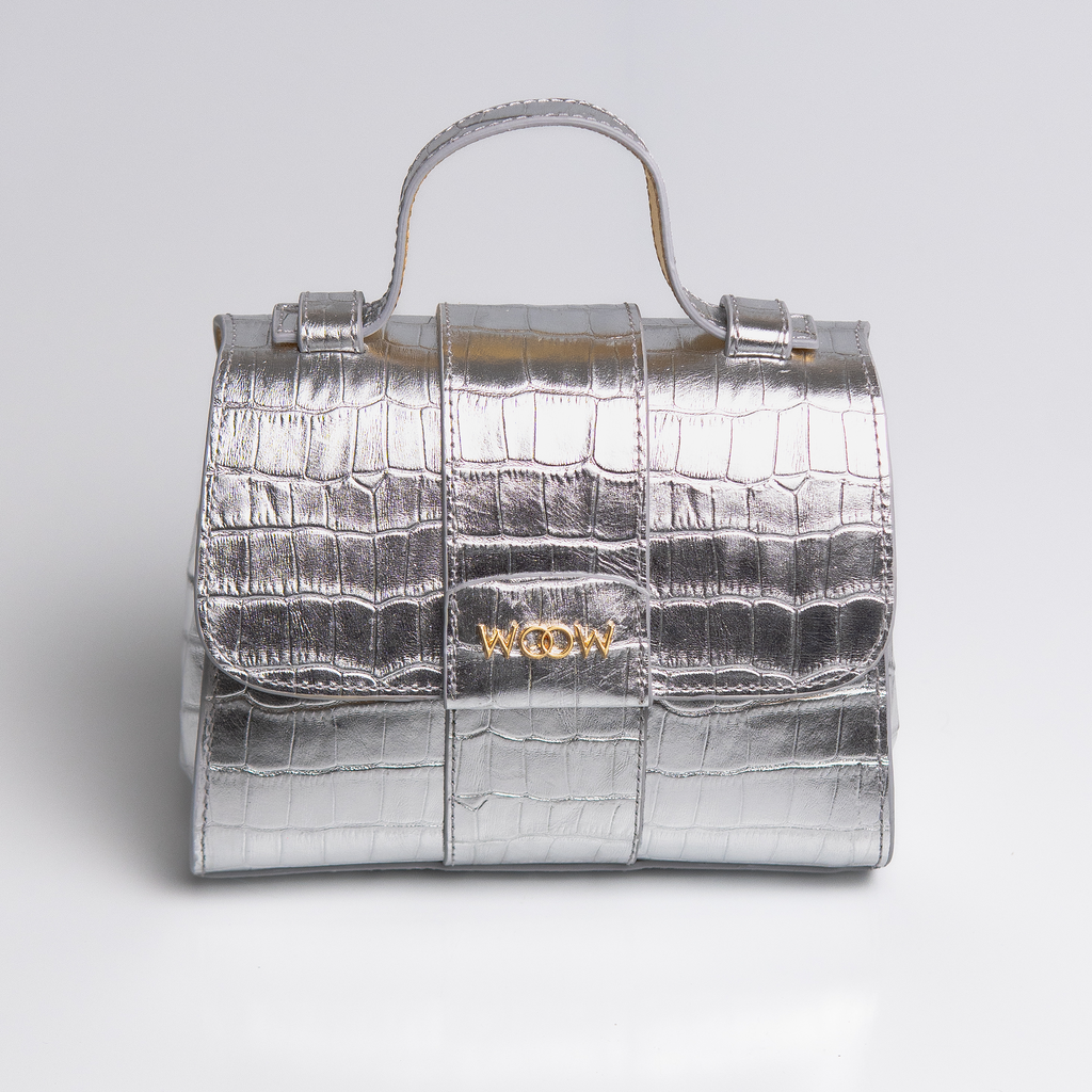 Kit Mini Bag Aurora & Cinto Carolia Silver Fast Bundle