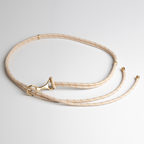 Cinto Betânia White/Dourado WOOW