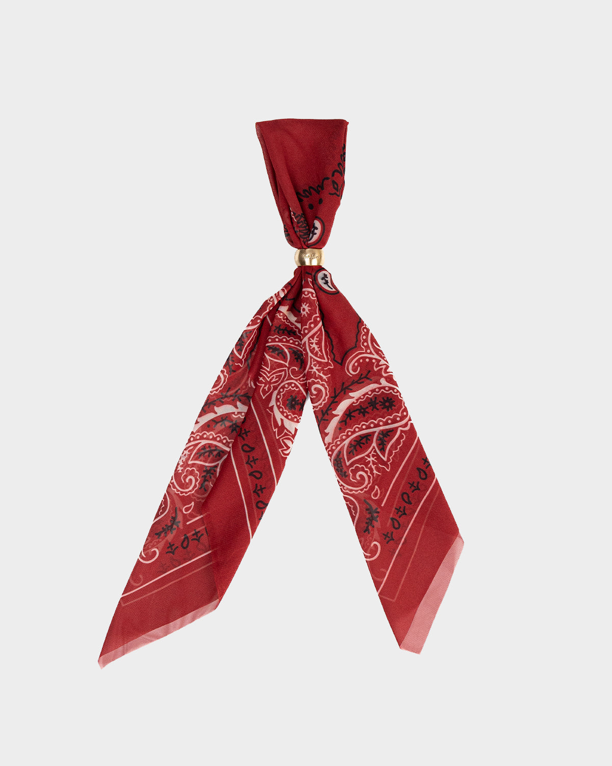 Lenço Voal Paisley Vermelho WOOW