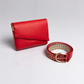Kit Mini Bag Aya & Cinto Betina Tachas Fast Bundle
