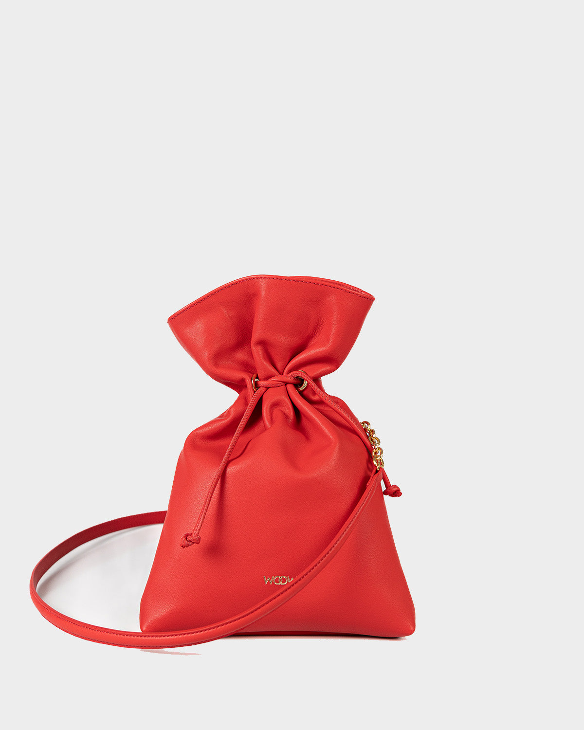 Bolsa Média Rafa Couro Vermelho WOOW