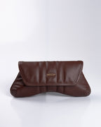 Bolsa Média Agatha Couro Café WOOW