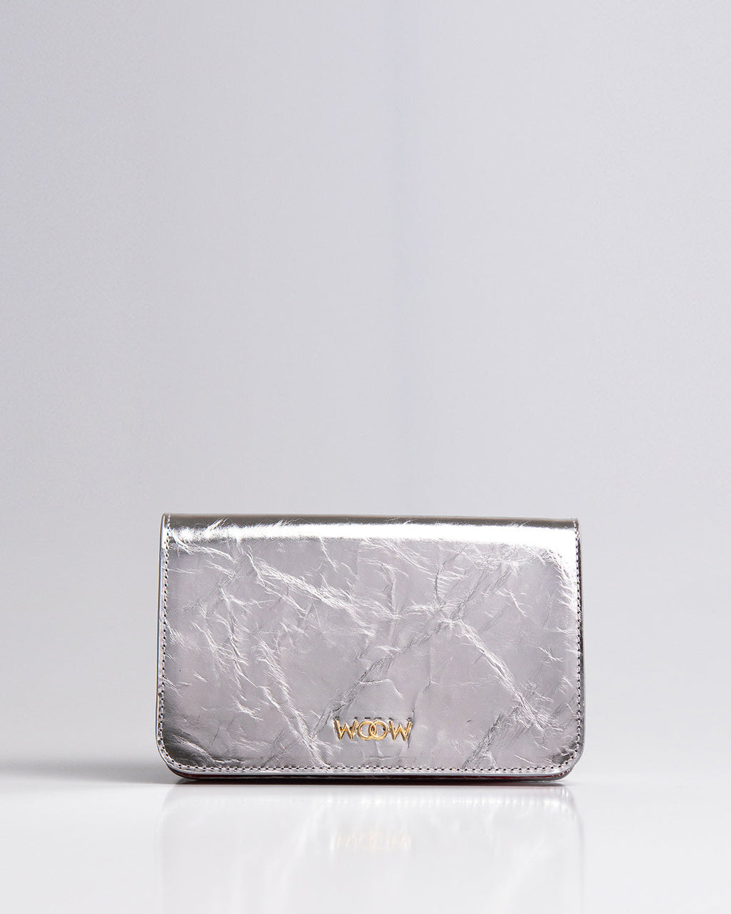 Bolsa Pequena Aura Couro Silver WOOW