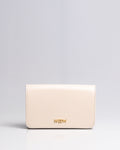 Bolsa Pequena Aura Couro Off White WOOW