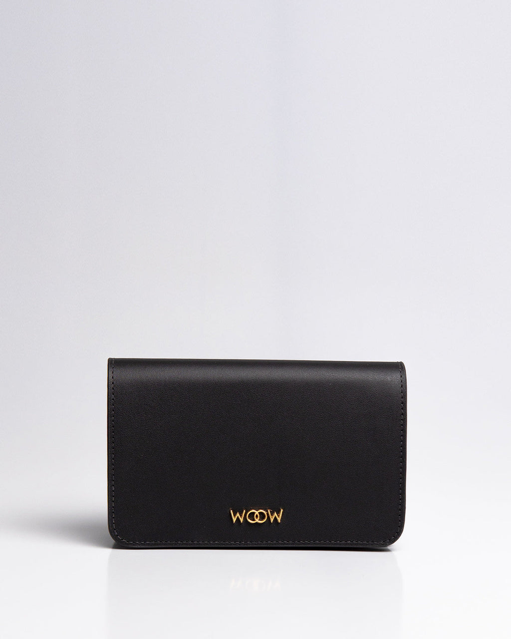 Bolsa Pequena Aura Couro Preto WOOW